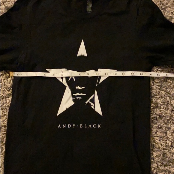 Andy Black Rock n roll shirt Sz small - Picture 4 of 6